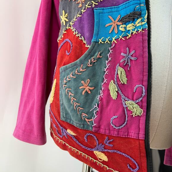 Rising Tide Vintage Hoodie Jacket Pink - Picture 9 of 11